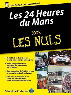 cover image of L'Histoire des 24 Heures du Mans pour les Nuls